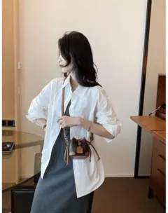 ラスト1点　新作　ミニショルダーバック　巾着型　バイカラー