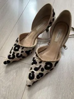 Ameri VINTAGE FLOCKY LEOPARD PUNPSのサムネイル