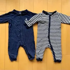 H&M ベビー服 ロンパース 68cm 2枚セット