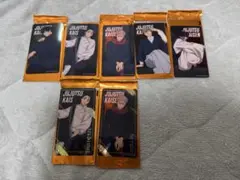 呪術廻戦 ナムコ クリアイラストシート ノーマル 5枚 箔押し2枚 セット