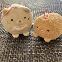 すみっコぐらし ねこ とんかつ ぬいぐるみ マスコット キーホルダー セット