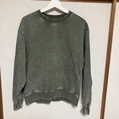ヴィンテージ加工 スウェット 短丈 ボックスシルエット