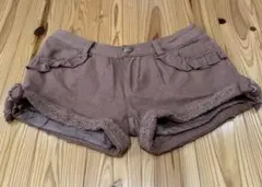 ☆希少☆ LIZ LISA ブラウン フリル付きショートパンツ