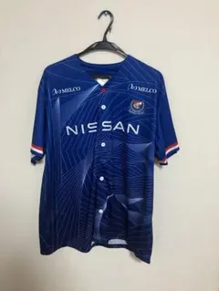 来場特典　横浜F・マリノス ベースボールシャツ フリーサイズ