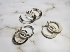 フープピアス3点セット