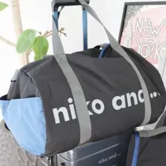 nikoand… ニコロゴドラムバッグ　ショルダー