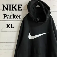 【NIKE】ナイキDRY-FIT パーカープリントロゴ オーバーサイズUSA古着