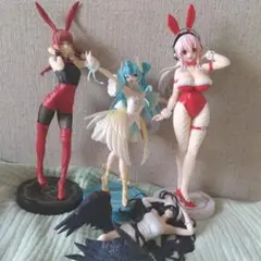 【まとめ売り】フィギュアセット 4体 ミク・バニーガール