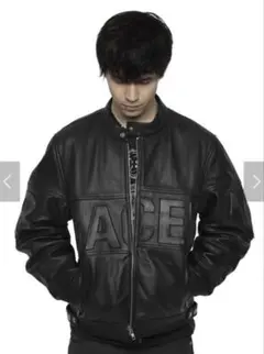RACER WORLDWIDE Leather Embossed Jacket