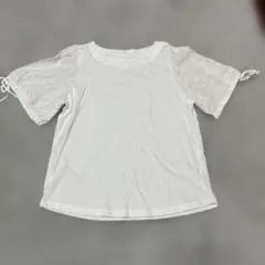 HK WORKS LONDON 袖レース カットソー ホワイト Mのサムネイル