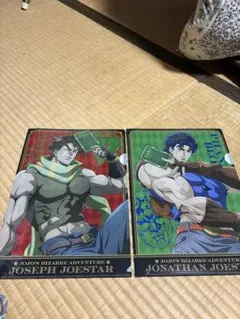 ジョジョの奇妙な冒険 キャラクターアート2枚セットのサムネイル