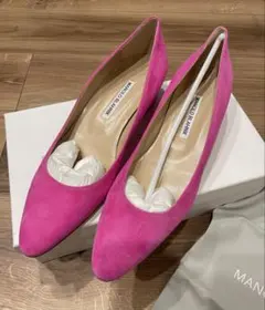 超美品！MANOLO BLAHNIK ハンギシ　38.5 楽天市場】MANOLO BLAHNIK マノロブラニク パンプス HANGISI FMC