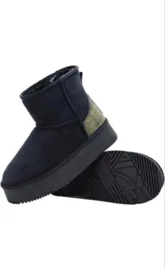 厚底 ムートンブーツ レディース ブーツ 冬 ショート 保暖 防寒 23.5