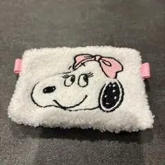 PEANUTS もふもふポーシェット ベル ガチャガチャ ポーチ スヌーピー