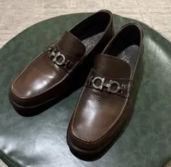 FERRAGAMO MASTER ビットローファー ダークブラウンのサムネイル