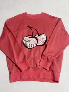 KIRSH キルシーチェリーグラフィック スウェット　トレーナー　赤ピンク