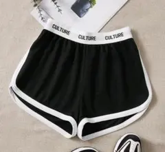 ロゴ入りショートパンツ ブラックのサムネイル
