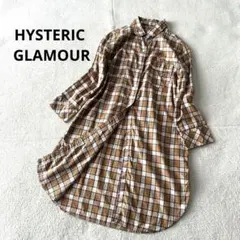 美品✨ヒステリックグラマー ヒスガール チェック シャツワンピース Y2K