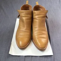PostProductionサイドジップブーツ Camel 6 1/2 - メルカリ
