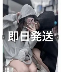 GRL ru1320 オーバーサイズスウェットパーカー