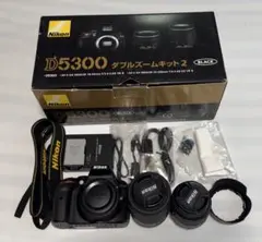 今日から使える✨️NikonD5500 ダブルズーム＋35mm単焦点＋おまけ多数 