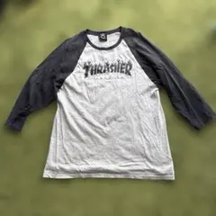 THRASHER スラッシャー　ラグラン　グレー　七分袖程度のサムネイル