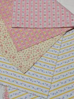 専用　A302 花柄 100cm×50cm　コットン100%　4枚組