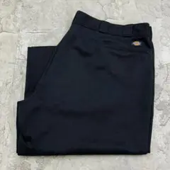 Dickies　ストリート　スケーター　ワークパンツ　古着　ブラック　黒　W46