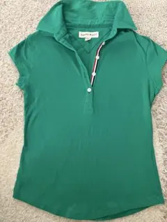 tommy girl グリーンポロシャツ XS/XF