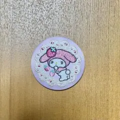 刺繍缶バッジ マイメロ