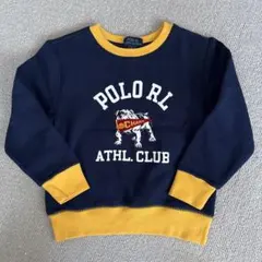 Polo RL キッズ トレーナー ネイビー/イエロー
