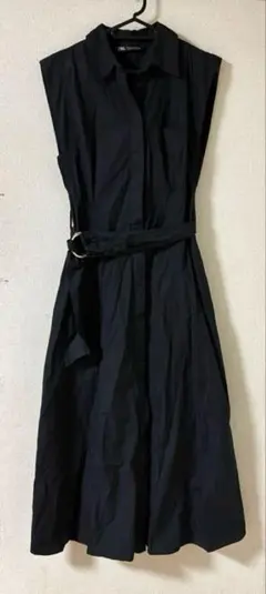 ⚠️週末限定価格⚠️ ZARA ノースリーブ シャツワンピース