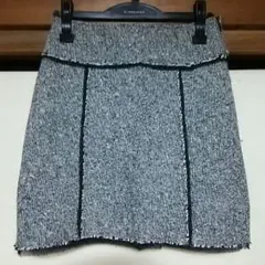 半額再値下げレディース台形ミニスカート ♡ツゥイード♡クロスプラス製品 秋～冬用