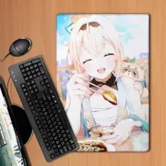 栗駒こまる　ラバーマット あおぎり高校 栗駒こまる ラバーマット マウスパット 60x40cm - メルカリ