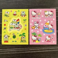 非売品 ハローキティ けろけろけろっぴー シール 2枚 平成レトロ キティちゃん