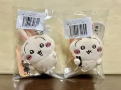 《２個セット》　ちいかわ　うさぎだらけくじ　Ｅ賞：ぬいぐるみバッジ（２種類）