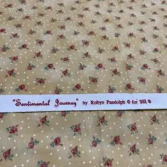 Sentimental Journey 花柄生地 106cm幅×79cm