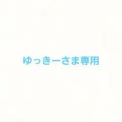 ゆっきーさま 専用ページ
