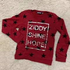 美品　ZIDDY レッド色トレーナー