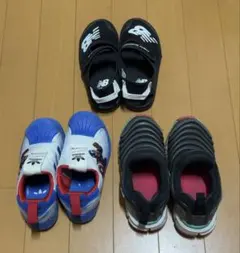 キッズシューズ アディダス ナイキ ニューバランス 18cm オマケ2足