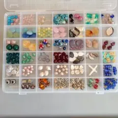 値下げハンドメイド　ビーズセット 約50種以上　淡水パール天然石ガラス　ドロップ