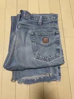 Carhartt カーハート ワイドデニムパンツ カットオフのサムネイル