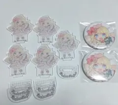 東方Project リリーホワイト 缶バッジ アクリルスタンド 7点セット