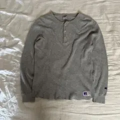 y2k archive tee サーマル　ヘンリーネック　SHIPS別注 古着