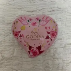 GODIVA ハート型 空き缶
