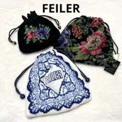 未使用✨FEILER フェイラー ミニバッグ ハンド ナイツドリーム 0862