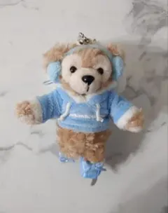 Duffy スケート ディズニーシー ぬいぐるみストラップ ダッフィー