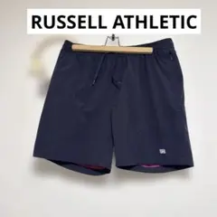 ラッセルアスレチック L ランニングショートパンツ ネイビー メッシュインナー付のサムネイル