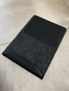 ノートPCケース 13インチ用　グレー/ブラック フェルト