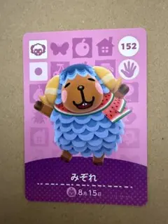 あつ森　amiiboカード 152 みぞれ